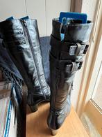 Zwarte dames laarzen, Verzenden, Zo goed als nieuw, Zwart, Hoge laarzen