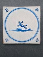 Oud hollandse wandtegel in Delftsblauwe kleurstelling, Antiek en Kunst, Ophalen of Verzenden