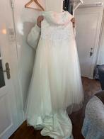 Lisa Donetti Trouwjurk - Wit met Steentjes, Trouwjurk, Lisa Donetti, Wit, Ophalen of Verzenden