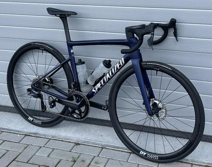 Specialized Tarmac SL8 54 Satin Blue Onyx, Fietsen en Brommers, Fietsen | Racefietsen, Zo goed als nieuw, Overige merken, Meer dan 20 versnellingen