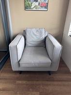 Grijze fauteuil van Goossens, Huis en Inrichting, Fauteuils, Ophalen, Gebruikt, 75 tot 100 cm, 75 tot 100 cm