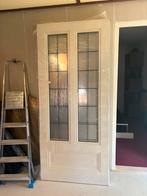 2 nieuwe deuren met glas en lood, Doe-het-zelf en Verbouw, Deuren en Horren, Ophalen, Binnendeur, 200 tot 215 cm, Glas