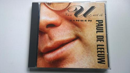 Paul de Leeuw - Van U Wil Ik Zingen, Cd's en Dvd's, Cd's | Nederlandstalig, Zo goed als nieuw, Pop, Ophalen of Verzenden