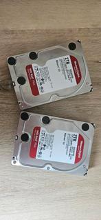 2x WD Red Plus 2TB HDD - NAS Schijven, Computers en Software, Harde schijven, Intern, 3,5", Server, SATA