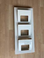 Wit rek voor post, kranten & tijdschriften, Huis en Inrichting, Woonaccessoires | Krantenbakken en Lectuurbakken, Ophalen, Zo goed als nieuw