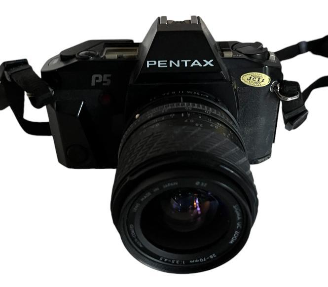 Pentax P5 met Sigma 28-70 3.5/4.5 lees de advertentie!, Audio, Tv en Foto, Fotocamera's Analoog, Gebruikt, Spiegelreflex, Pentax