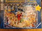 3x kerstpuzzel Christmas 1 nog nieuw in doos, Ophalen of Verzenden, 500 t/m 1500 stukjes, Zo goed als nieuw