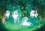 Eenhoorn behang In het bos, kinderkamer, Unicorn,, Verzenden, Nieuw, Wanddecoratie