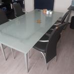 tafel, Gebruikt, Glas, 150 tot 200 cm, Vier personen