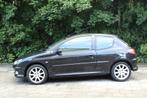 Peugeot 206 1.4 Air-line Nog een leuke/prima onderhouden 206, Auto's, Voorwielaandrijving, 4 cilinders, Zwart, Origineel Nederlands