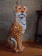Vintage keramiek cheeta panter beeld uit Italië, Dier, Zo goed als nieuw, Ophalen