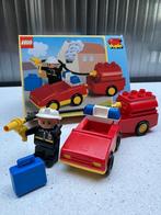 Duplo brandweerauto - set 2690 - met doosplaat, Kinderen en Baby's, Speelgoed | Duplo en Lego, Complete set, Duplo, Gebruikt, Ophalen of Verzenden