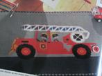 Borduurpatroon  Brandweer auto  nr 8886, Hobby en Vrije tijd, Borduren en Borduurmachines, Verzenden, Nieuw, Handborduren, Patroon