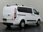 Ford Transit Custom 2.0TDCI 130PK Dubbele Cabine | Navigatie, Auto's, Bestelauto's, Voorwielaandrijving, Stof, 4 cilinders, 2500 kg