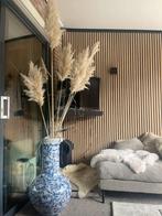mega grote Delfts blauw aardewerken vaas Chinoiserie, Blauw, Aardewerk of Porselein, Ophalen of Verzenden, Zo goed als nieuw