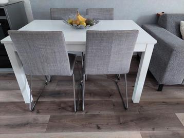 Ikea LANEBERG Uitschuifbare Tafel - Wit  beschikbaar voor biedingen