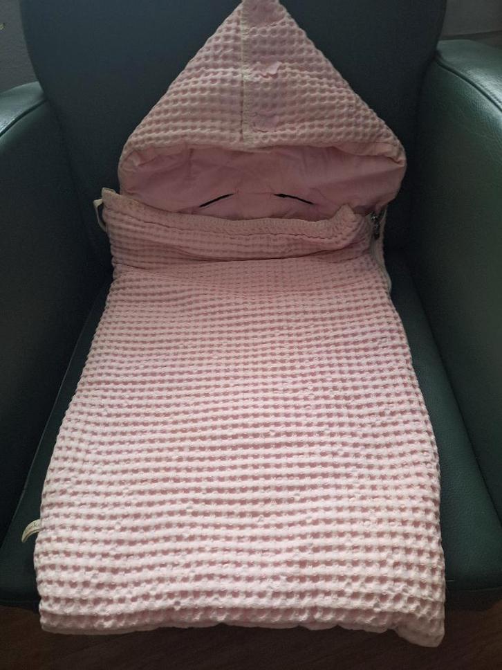 Koeka voetenzak en koeka deken, Kinderen en Baby's, Dekens, Slaapzakjes en Inbakerproducten, Gebruikt, Overige typen, 85 tot 100 cm