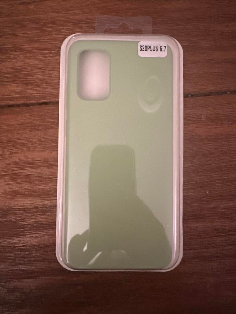 Nieuwe Samsung S20 Plus Licht Groene Silicone Case, Ophalen of Verzenden, Nieuw, Hoesje of Tasje