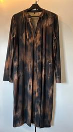 Mao jurk van Plus Basics, travelstof, maat 44, Kleding | Dames, Plus Basics, Bruin, Maat 42/44 (L), Ophalen of Verzenden