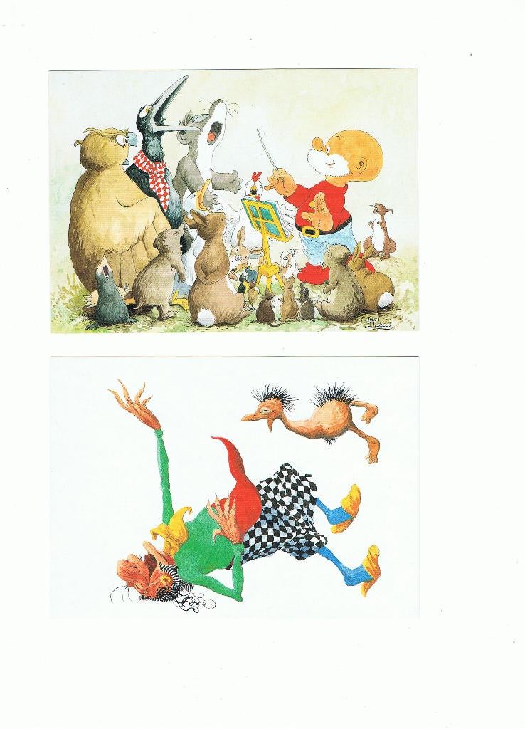 ansichtskaarten - paulus de boskabouter -         - 13022026, Ophalen of Verzenden, 1980 tot heden, Ongelopen, Overige thema's