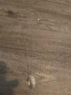 lbvyr zilveren ketting met zilveren veer hanger, Sieraden, Tassen en Uiterlijk, Ophalen of Verzenden, Zilver, Zilver, Gebruikt
