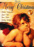 Merry Christmas Gelukkig Kerstfeest + Cd blokfluit ( 6190 ), Verzenden, Zo goed als nieuw, Blokfluit, Artiest of Componist