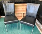 2 eetkamer stoelen Bert Plantagie, Huis en Inrichting, Stoelen, Ophalen, Gebruikt, Twee, Zwart