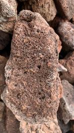 Lava Brokken rood 10-20 cm grote voorraad, Tuin en Terras, Grind, Keien en Split, Bruin, Overige typen, Nieuw, Ophalen of Verzenden