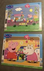 Peppa pig kinder puzzel 12 stuks vanaf 3 jaar, Ophalen, 10 tot 50 stukjes, Zo goed als nieuw