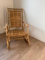 Bamboe Schommelstoel - Relax in Stijl!, Ophalen, Gebruikt, Bruin, Riet of Rotan