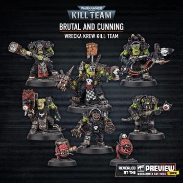 WH40K Kill Team Wrecka Krew NOS met kaarten, bases en tokens beschikbaar voor biedingen