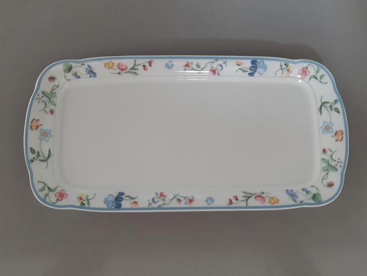 Cakeschaal Villeroy en Boch Mariposa in nieuwstaat, Huis en Inrichting, Keuken | Servies, Zo goed als nieuw, Schaal of Schalen