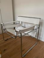 Wassily Stoel Replica - Design Icoon, Huis en Inrichting, Stoelen, Ophalen, Gebruikt, Wit, Metaal