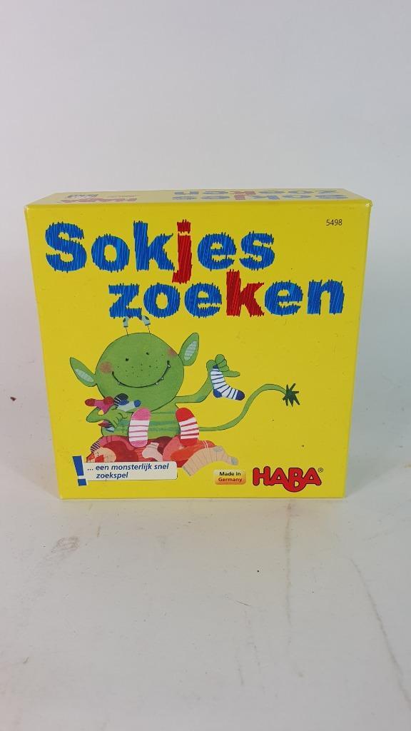 Sokjes Zoeken, Haba spel. Compleet en heel mooi. 8C5, Hobby en Vrije tijd, Gezelschapsspellen | Overige, Gebruikt, Ophalen of Verzenden