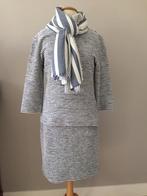 Leuk blauw-wit gestreept pakje met sjaal van Purdey, Blauw, Nieuw, Ophalen of Verzenden, Purdey