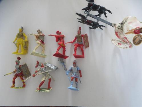 Set vintage Romeinen /strijdwagen, Verzamelen, Poppetjes en Figuurtjes, Gebruikt, Verzenden