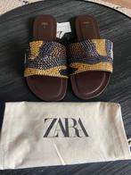Nieuw | Zara slippers met kraaltjes maat 36, Ophalen of Verzenden, Nieuw