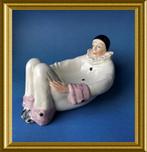 Keramiek bakje pierrot, Antiek en Kunst, Curiosa en Brocante, Ophalen of Verzenden