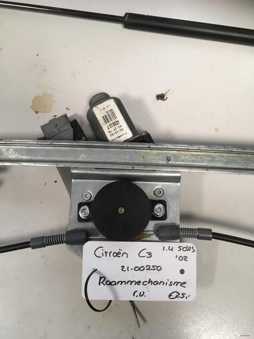 Citroen c3 electr raammech+motor rechtsvoor, Auto-onderdelen, Ruiten en Toebehoren, Gebruikt, Ophalen of Verzenden