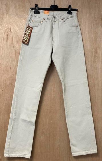 Vintage Levi’s 501 spijkerbroek beige - Maat W31 L34 beschikbaar voor biedingen