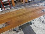 eiken houten vloer planken massief ca. 35 m2 14cmx18mm eik, Doe-het-zelf en Verbouw, Hout en Planken, 250 tot 300 cm, Plank, Gebruikt