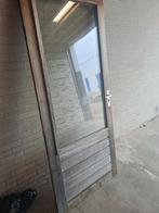 Hardhouten buitendeur mahonie, Doe-het-zelf en Verbouw, Glas, 80 tot 100 cm, Gebruikt, Buitendeur