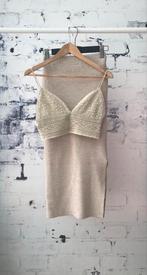 Moost wanted setje row knitted rok + julia top maat XS/S, Overige typen, Beige, Ophalen of Verzenden, Zo goed als nieuw
