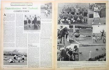 Artikelen en fotos internationaal voetbal 1946-49 football beschikbaar voor biedingen