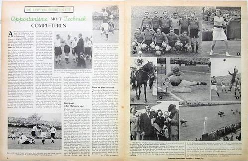 Artikelen en fotos internationaal voetbal 1946-49 football, Verzamelen, Sportartikelen en Voetbal, Gebruikt, Buitenlandse clubs