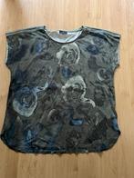 Monari nieuw shirt gebloemd 46 inclusief gratis verzending, Maat 46/48 (XL) of groter, Nieuw, Zonder mouw, Groen