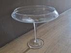 Glazen Schaal op Voet, Ophalen, Zo goed als nieuw, Rond, Glas