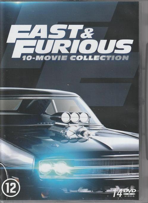 Fast & Furious 1-10 Movie Collection - 14 Disc DVD Box, Cd's en Dvd's, Dvd's | Actie, Zo goed als nieuw, Ophalen of Verzenden