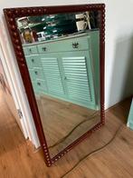 Mooie Spiegel met Houten Lijst, Huis en Inrichting, Woonaccessoires | Spiegels, Gebruikt, Ophalen of Verzenden, Minder dan 100 cm