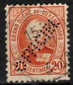 Mooi kavel Klassiek Luxemburg KZW015., Postzegels en Munten, Verzenden, Luxemburg, Gestempeld